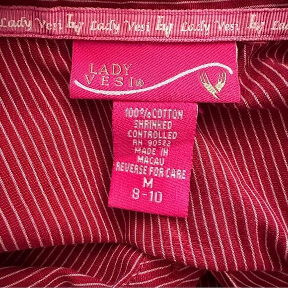 USC Carolina Gamecocks garnet striped button down shirt size M - Picture 5 of 6